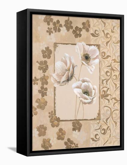 Anemone Elegance-Colleen Sarah-Framed Stretched Canvas