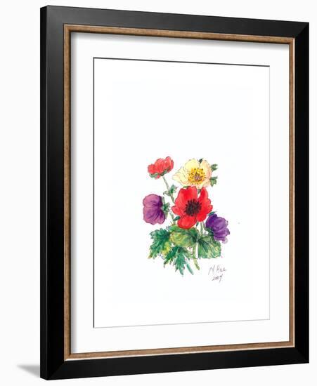 Anemones, 2007-Nell Hill-Framed Giclee Print