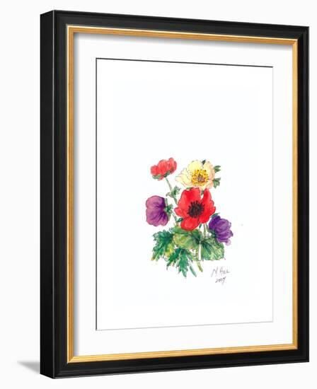 Anemones, 2007-Nell Hill-Framed Giclee Print