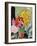 Anemones and Mimosa, 1943 (Oil on Board)-Louis Valtat-Framed Giclee Print