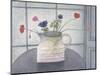 Anemones and Poppies in White Jug-Ruth Addinall-Mounted Giclee Print