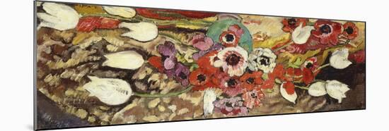 Anemones and White Tulips; Anemones Et Tulipes Blanches, 1926 (Oil on Canvas)-Louis Valtat-Mounted Giclee Print