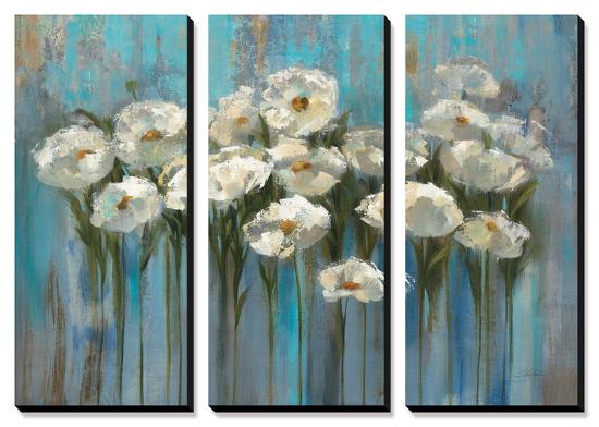 Anemones by the Lake-Silvia Vassileva-Stretched Canvas