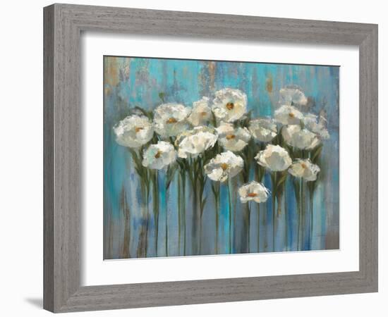 Anemones by the Lake-Silvia Vassileva-Framed Art Print