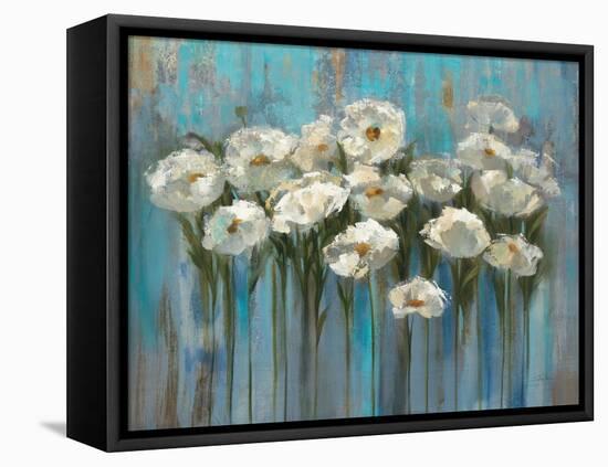 Anemones by the Lake-Silvia Vassileva-Framed Stretched Canvas