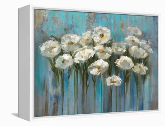 Anemones by the Lake-Silvia Vassileva-Framed Stretched Canvas