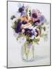 Anemones in a Glass Jug, 2000-Joan Thewsey-Mounted Giclee Print