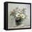 Anemones in Black and White Hatbox-Danhui Nai-Framed Stretched Canvas