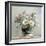 Anemones in Black and White Hatbox-Danhui Nai-Framed Art Print