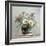 Anemones in Black and White Hatbox-Danhui Nai-Framed Art Print