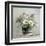 Anemones in Black and White Hatbox-Danhui Nai-Framed Art Print