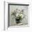 Anemones in Black and White Hatbox-Danhui Nai-Framed Art Print