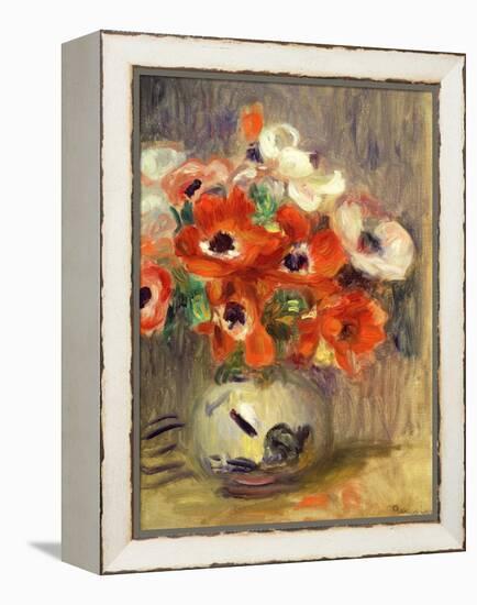 Anemones-Pierre-Auguste Renoir-Framed Premier Image Canvas