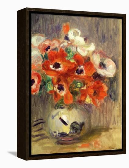 Anemones-Pierre-Auguste Renoir-Framed Premier Image Canvas