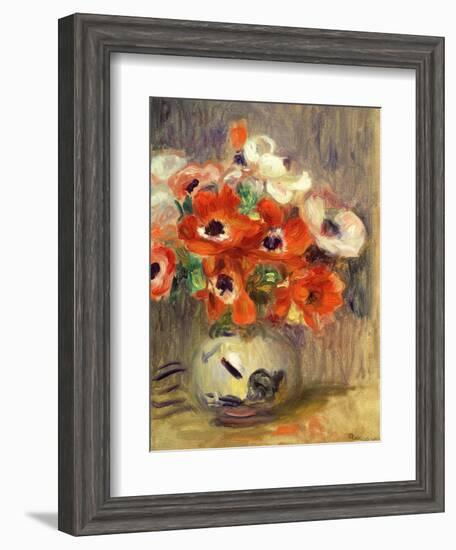 Anemones-Pierre-Auguste Renoir-Framed Giclee Print