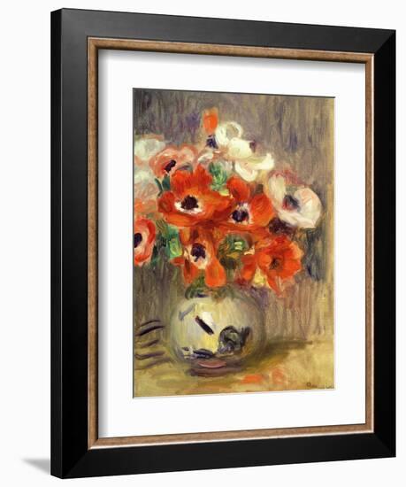 Anemones-Pierre-Auguste Renoir-Framed Giclee Print