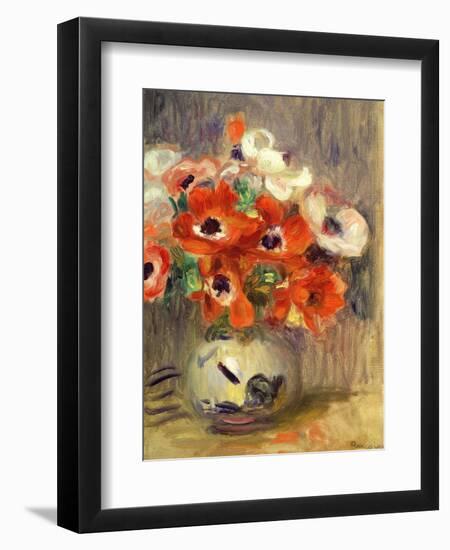 Anemones-Pierre-Auguste Renoir-Framed Giclee Print