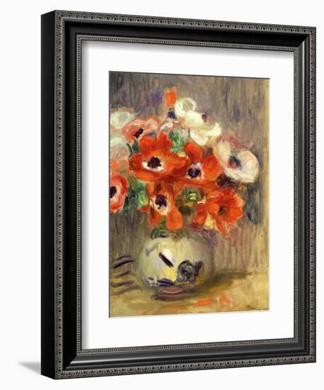 Anemones-Pierre-Auguste Renoir-Framed Giclee Print