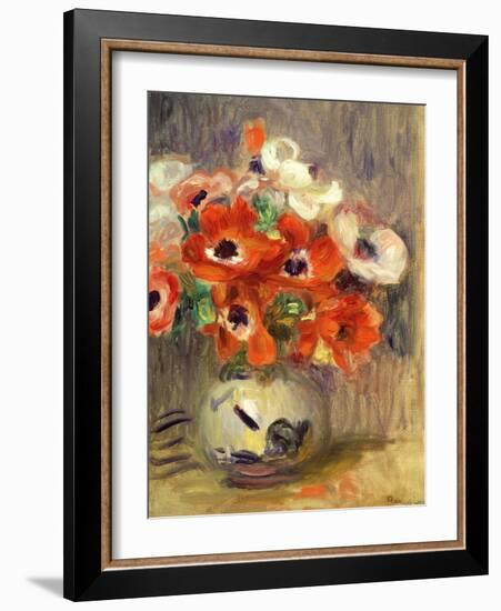 Anemones-Pierre-Auguste Renoir-Framed Giclee Print