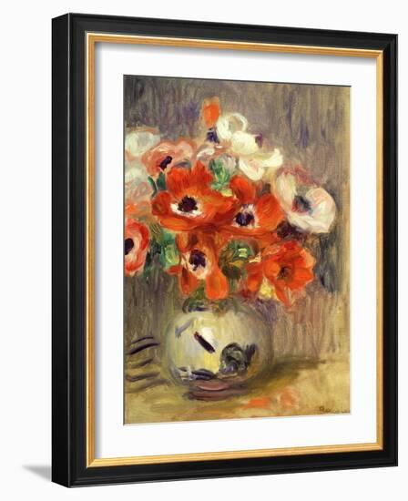 Anemones-Pierre-Auguste Renoir-Framed Giclee Print