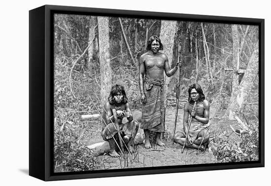 Angaite Indians, North Chaco, Paraguay, 1895-null-Framed Premier Image Canvas