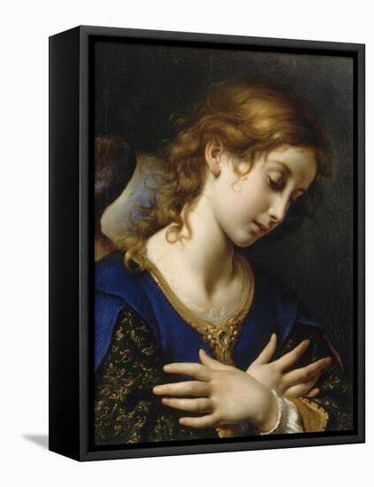 Ange de l'Annonciation-Carlo Dolci-Framed Premier Image Canvas