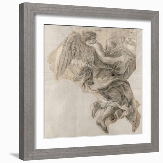 Ange emportant l'Arche d'alliance-Charles Le Brun-Framed Giclee Print