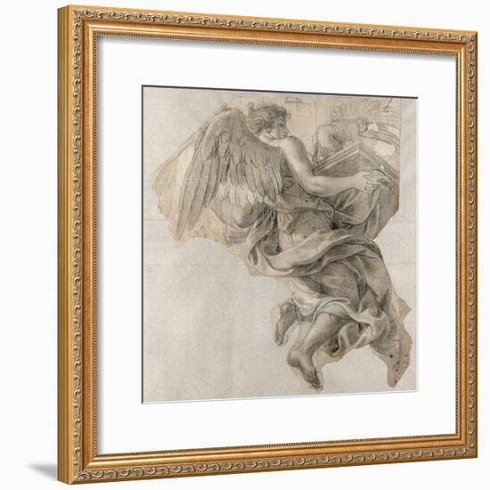 Ange emportant l'Arche d'alliance-Charles Le Brun-Framed Giclee Print