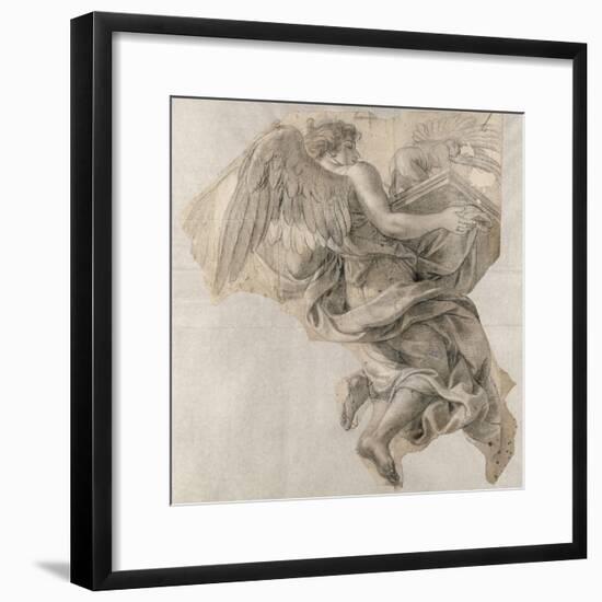 Ange emportant l'Arche d'alliance-Charles Le Brun-Framed Giclee Print