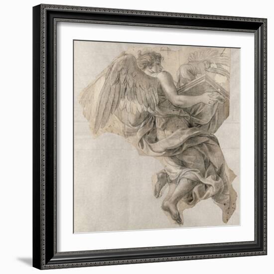 Ange emportant l'Arche d'alliance-Charles Le Brun-Framed Giclee Print