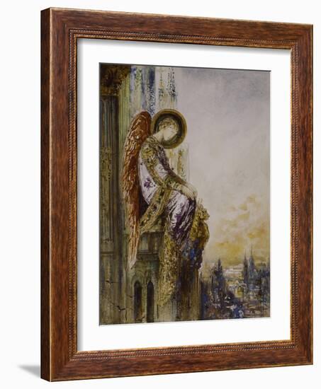 Ange voyageur-Gustave Moreau-Framed Giclee Print