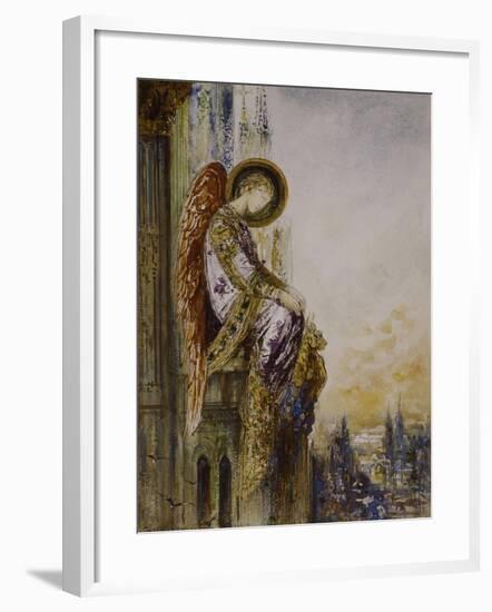 Ange voyageur-Gustave Moreau-Framed Giclee Print