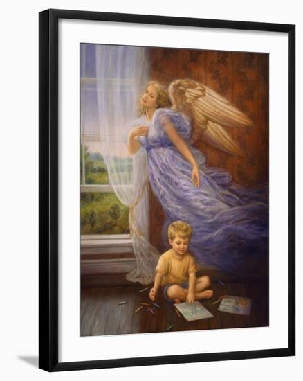 Angel 10-Edgar Jerins-Framed Giclee Print