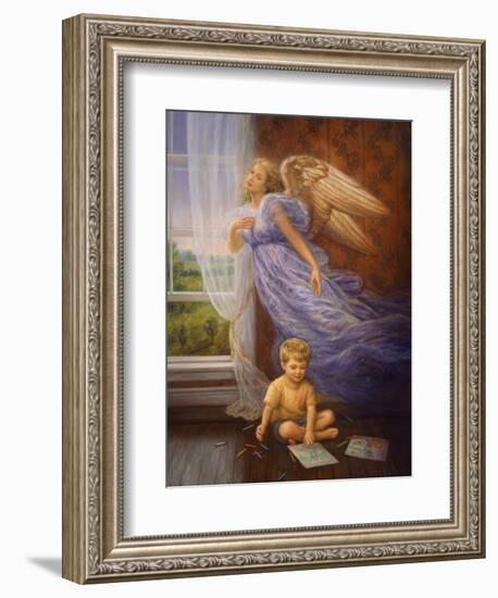 Angel 10-Edgar Jerins-Framed Giclee Print