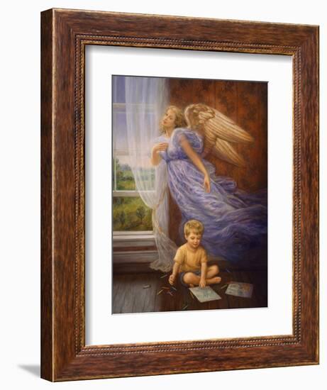 Angel 10-Edgar Jerins-Framed Giclee Print