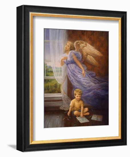 Angel 10-Edgar Jerins-Framed Giclee Print