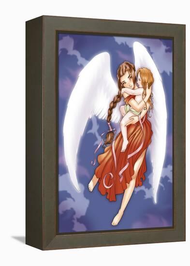 Angel And Child-Harry Briggs-Framed Premier Image Canvas