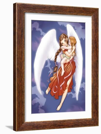 Angel And Child-Harry Briggs-Framed Giclee Print