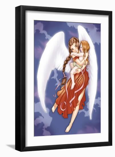 Angel And Child-Harry Briggs-Framed Giclee Print