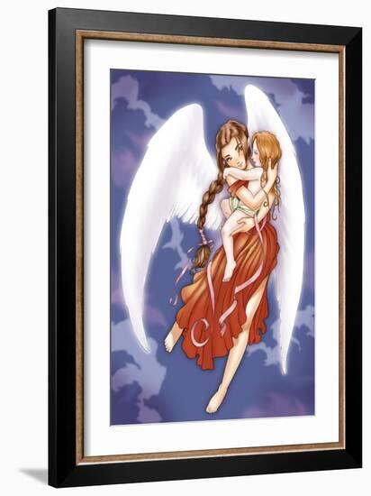 Angel And Child-Harry Briggs-Framed Giclee Print