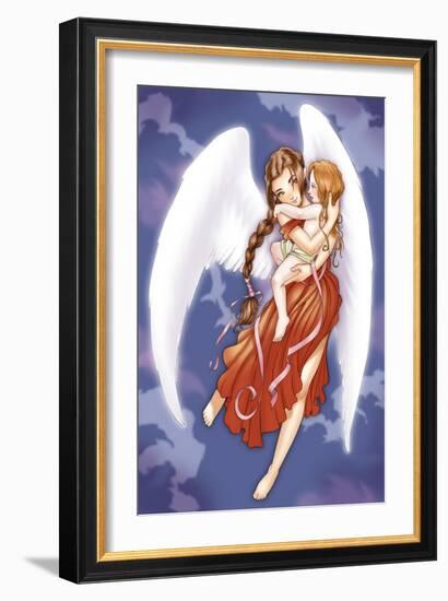 Angel And Child-Harry Briggs-Framed Giclee Print