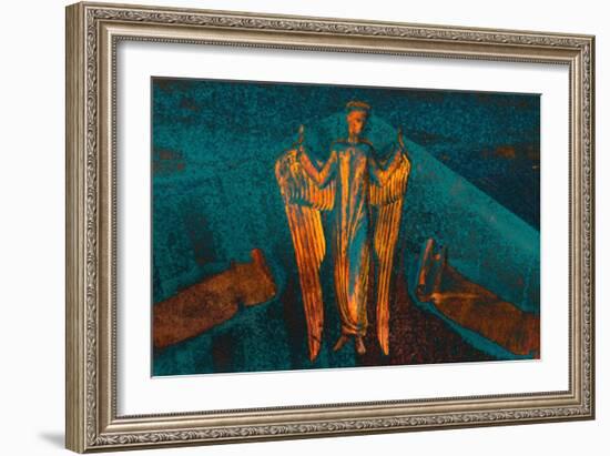 Angel and the Annunciation, from the Series Annunciation, 2016-Joy Lions-Framed Giclee Print
