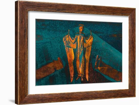 Angel and the Annunciation, from the Series Annunciation, 2016-Joy Lions-Framed Giclee Print