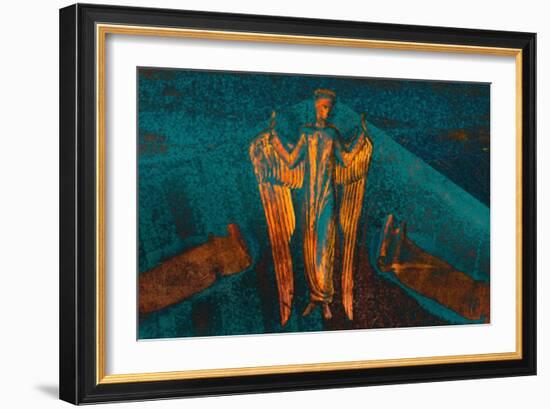 Angel and the Annunciation, from the Series Annunciation, 2016-Joy Lions-Framed Giclee Print