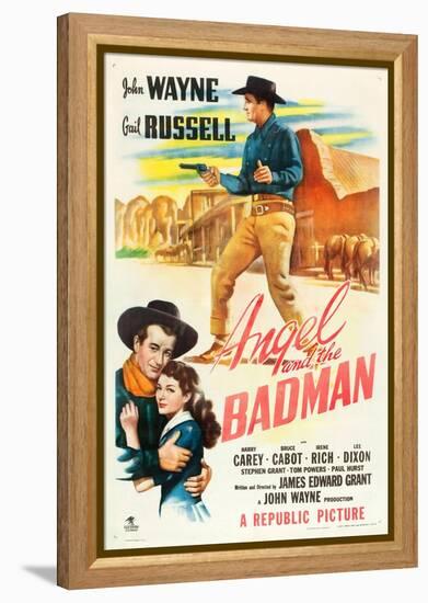 Angel and the Badman, 1947-null-Framed Stretched Canvas