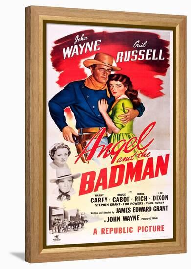 Angel and the Badman, 1947-null-Framed Stretched Canvas