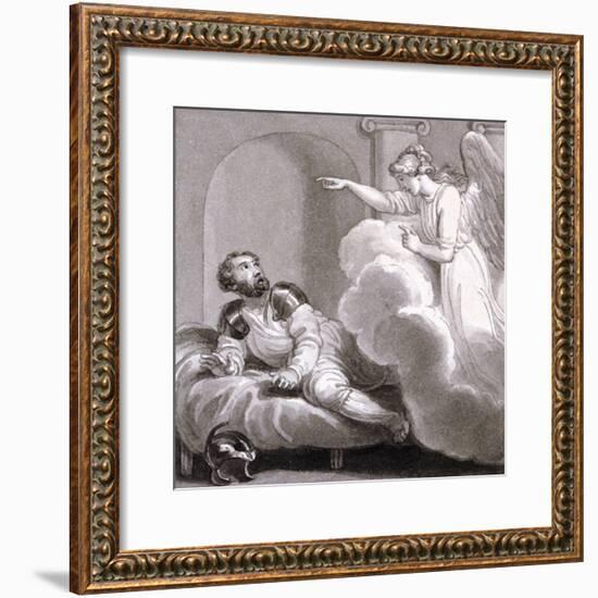 Angel Appearing to Cornelius, C1810-C1844-Henry Corbould-Framed Giclee Print