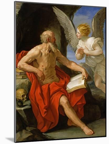 Angel Appearing to St. Jerome, c.1640-Guido Reni-Mounted Giclee Print