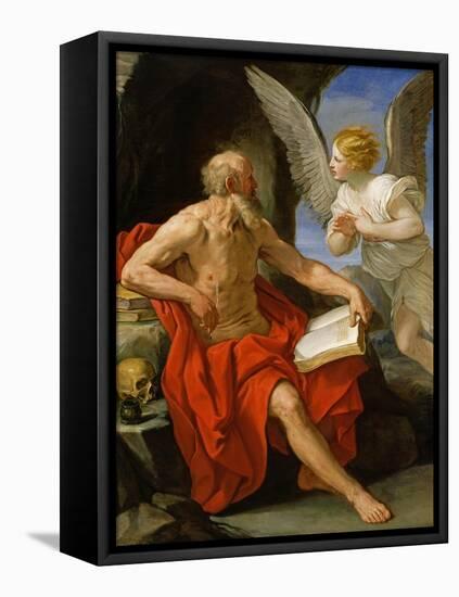 Angel Appearing to St. Jerome, c.1640-Guido Reni-Framed Premier Image Canvas