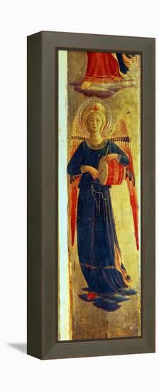 Angel Beating a Drum from the Linaiuoli Triptych, 1433-Fra Angelico-Framed Premier Image Canvas